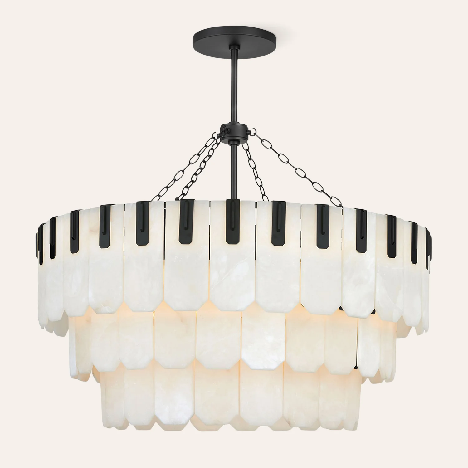 Nadia Alabaster Chandelier 30" 41" - Image 18