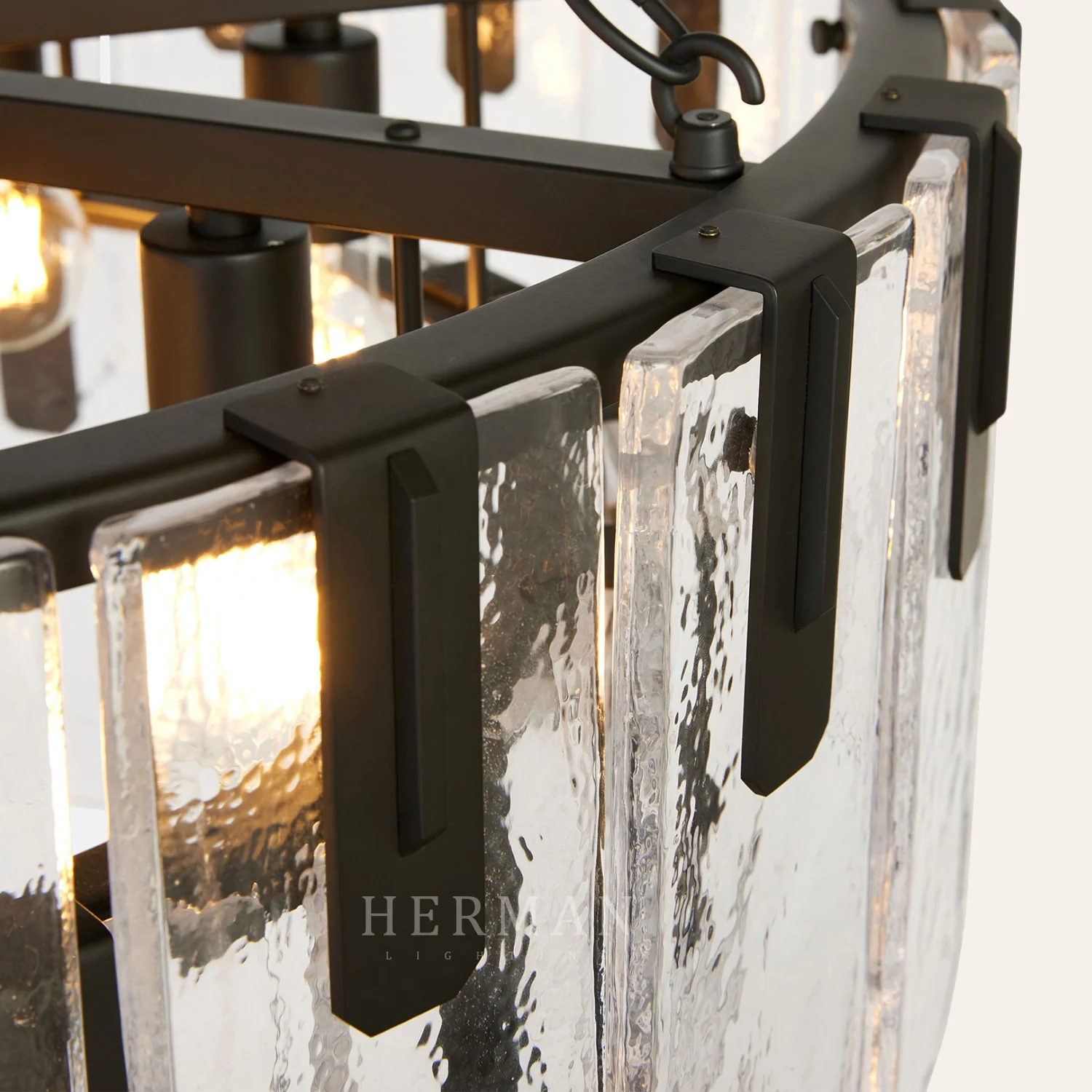 Nadia Glass Chandelier 30" 41" - Image 15