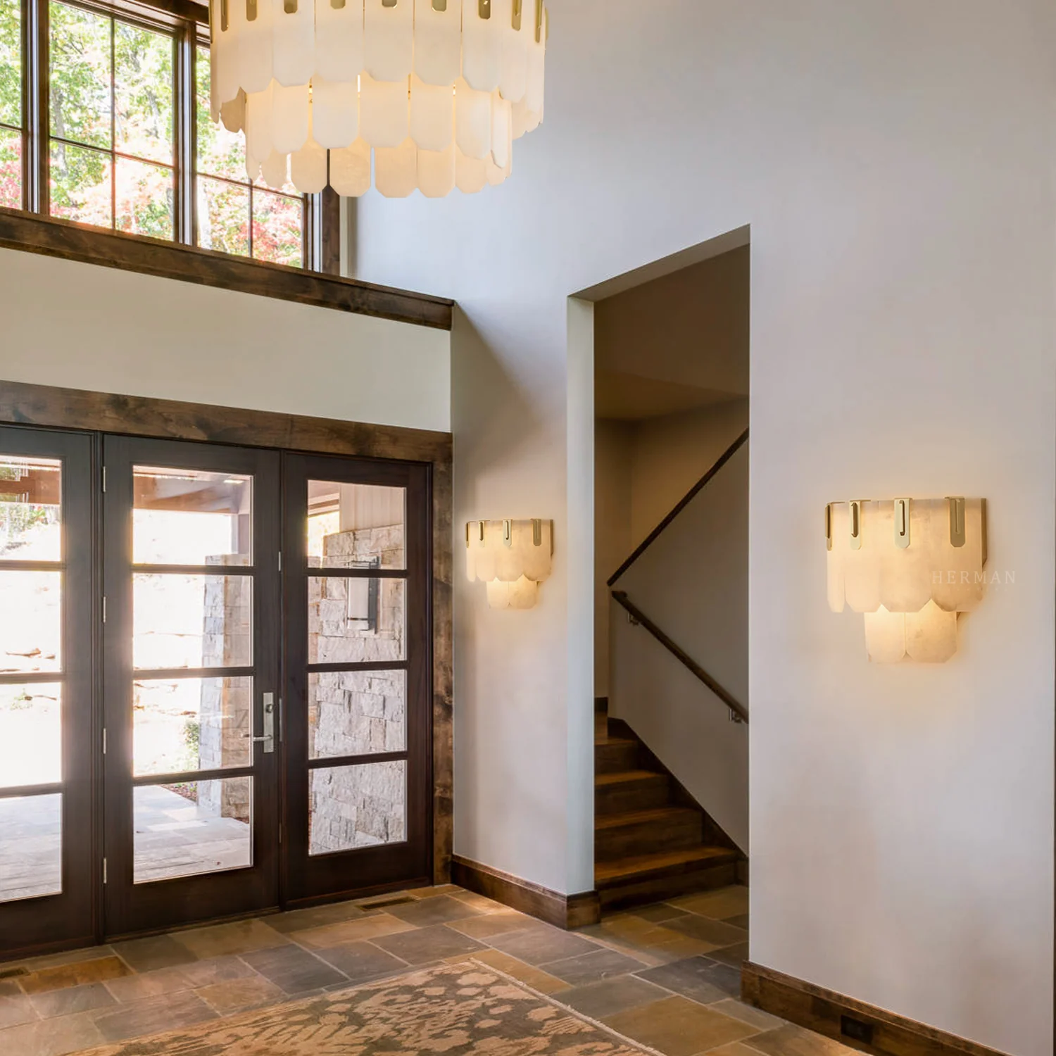 Nadia Alabaster LED Sconce - Image 3