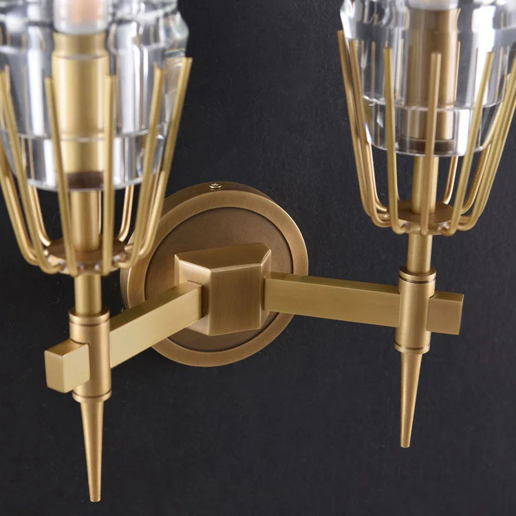 Nate Goblet Cup Double Head Wall Sconce - Image 5