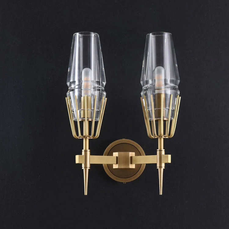 Nate Goblet Cup Double Head Wall Sconce - Image 7