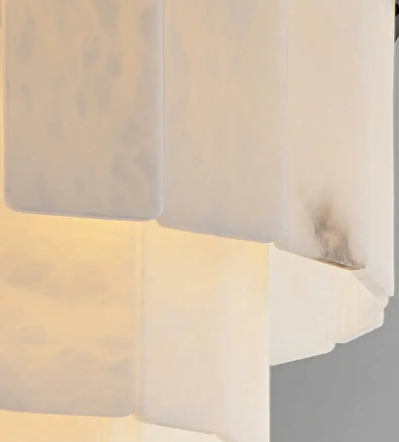 Natural Alabaster Chandelier - Image 4