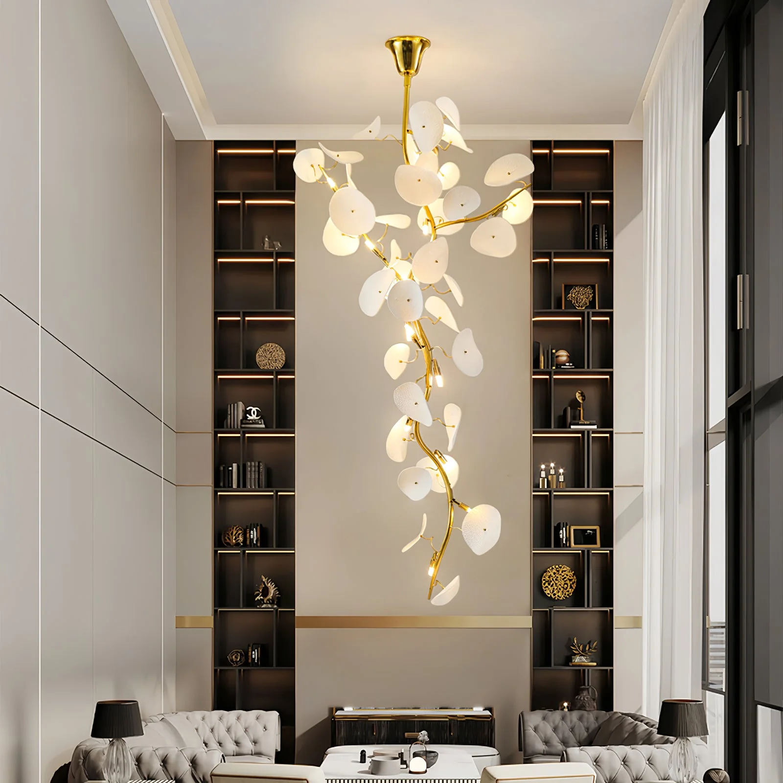 Nebula Petal Chandelier - Image 13