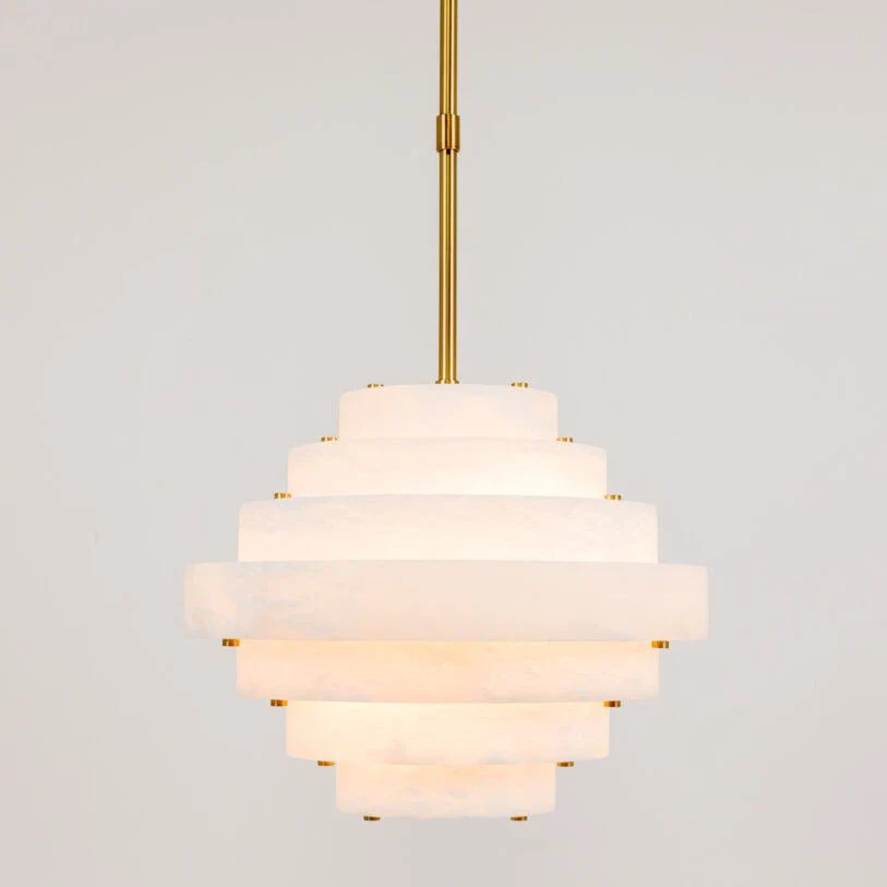 Neptune Alabaster Chandelier - Image 9