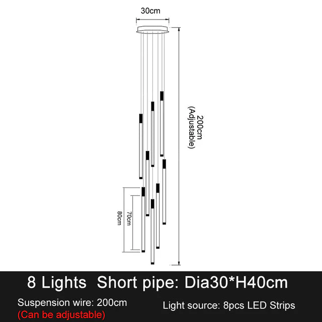 La Barra Staircase Foyer Chandelier - Image 20