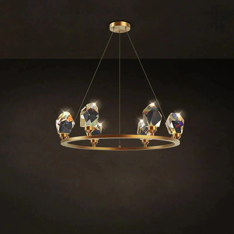 Eve Crystal Crown Chandelier - Image 3