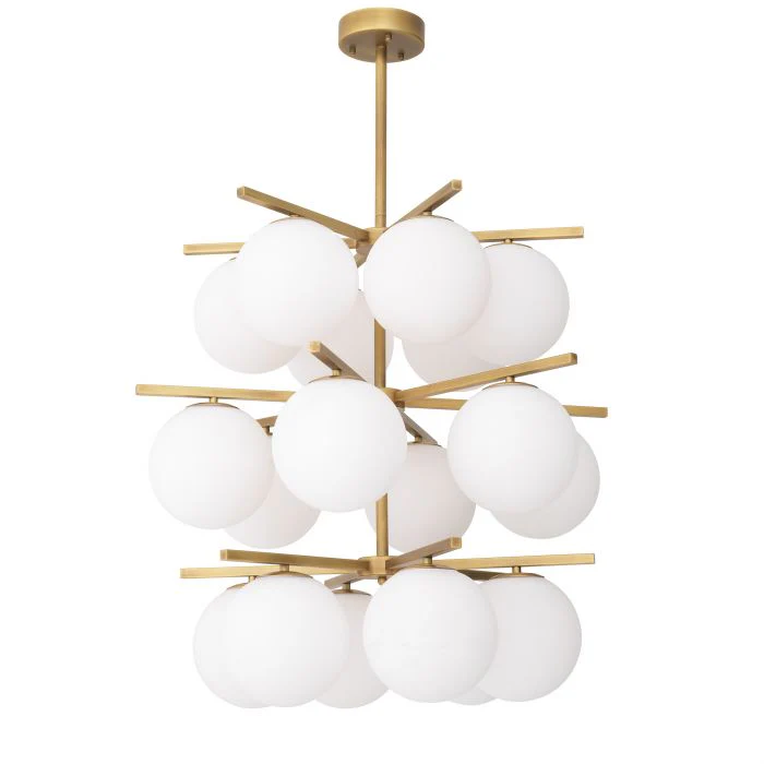 Noa Modern Brass Chandelier - [Brass] - Image 2