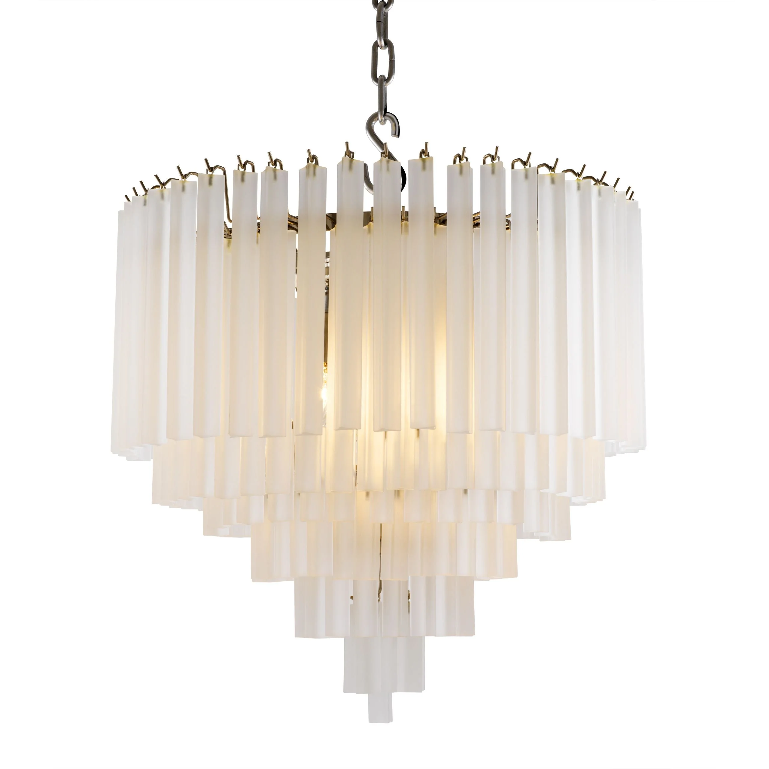 Nova Modern Glass Chandelier 24" - Image 6