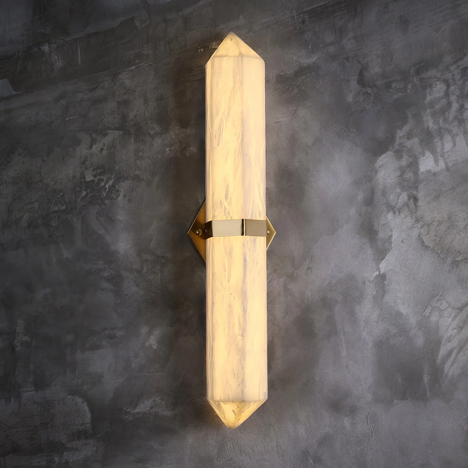 Alabaster Obelisk Wall Sconce - Image 10