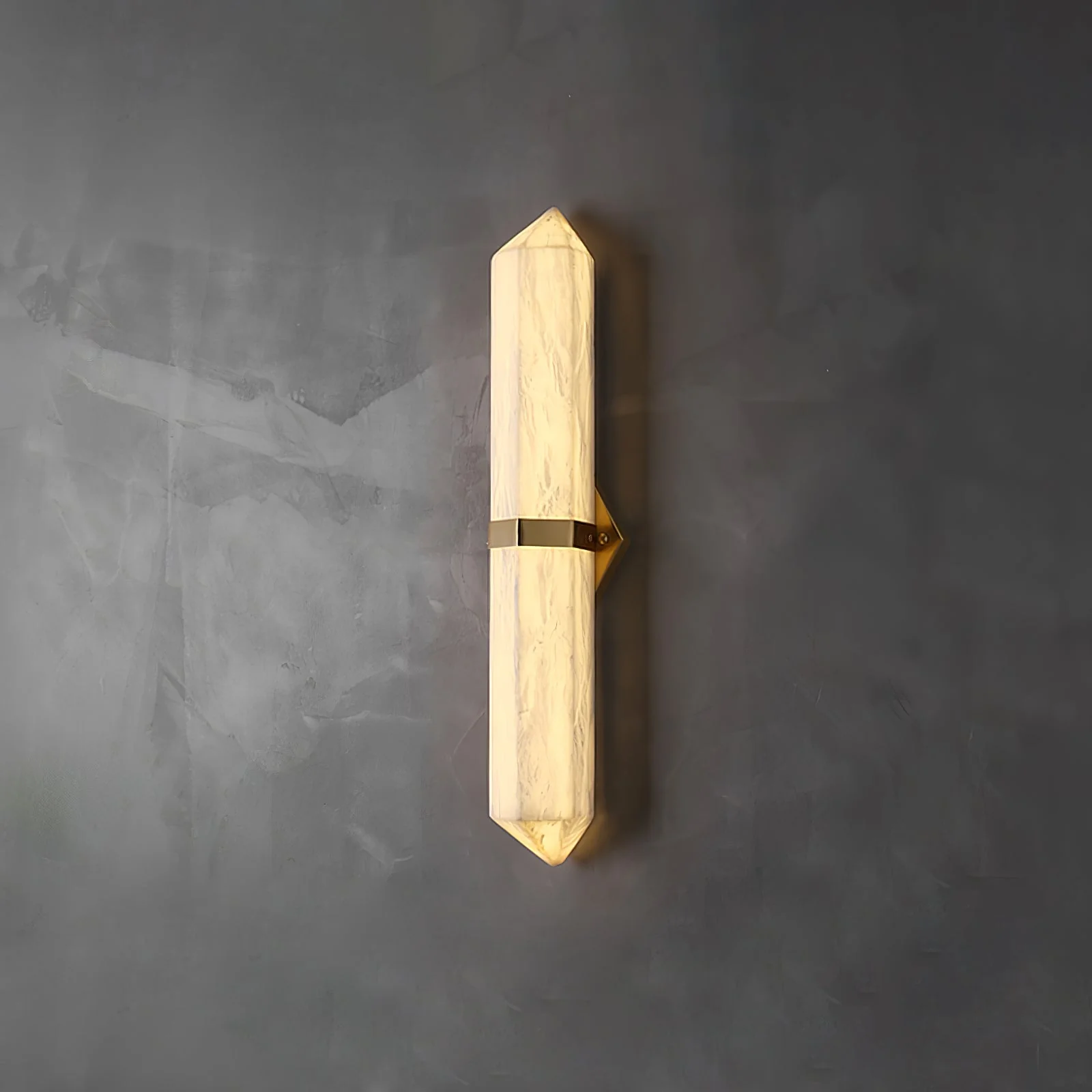 Alabaster Obelisk Wall Sconce - Image 2