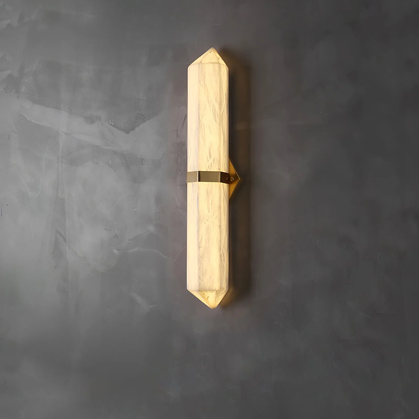 Alabaster Obelisk Wall Sconce - Image 3