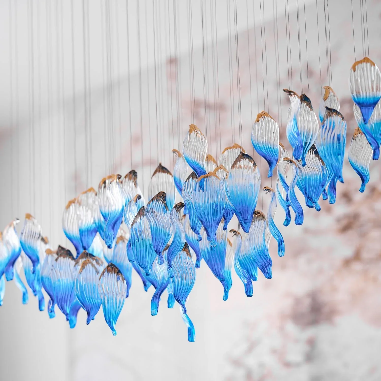 Ocean Drift Blown Glass Customize Chandelier - Image 16