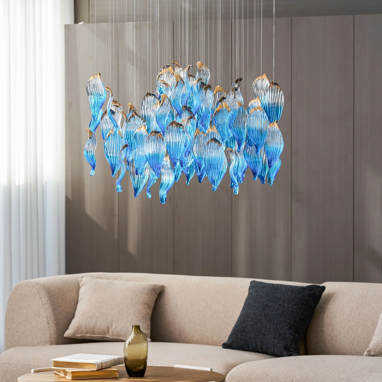 Ocean Drift Blown Glass Customize Chandelier - Image 24