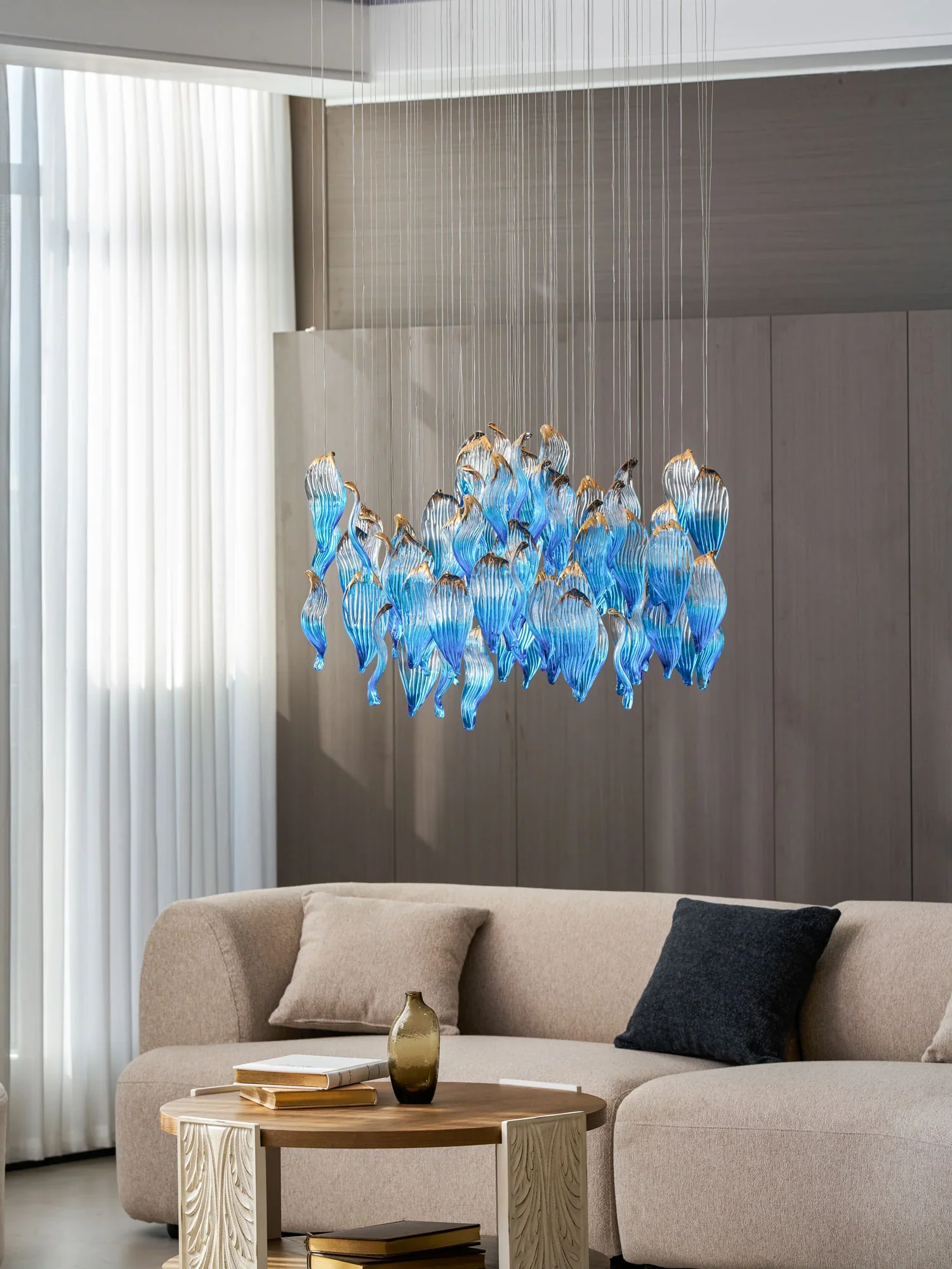 Ocean Drift Blown Glass Customize Chandelier - Image 29