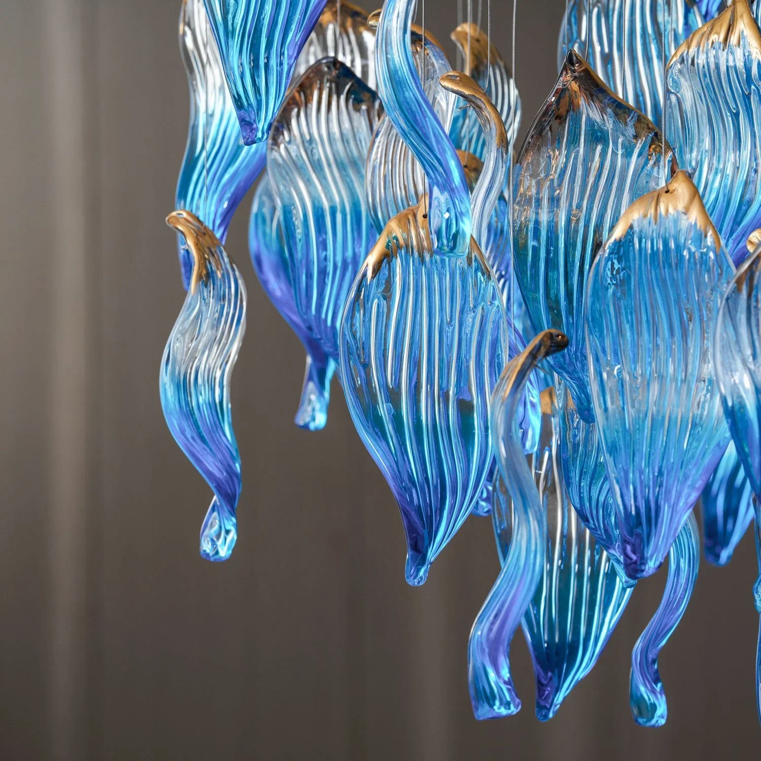 Ocean Drift Blown Glass Customize Chandelier - Image 30