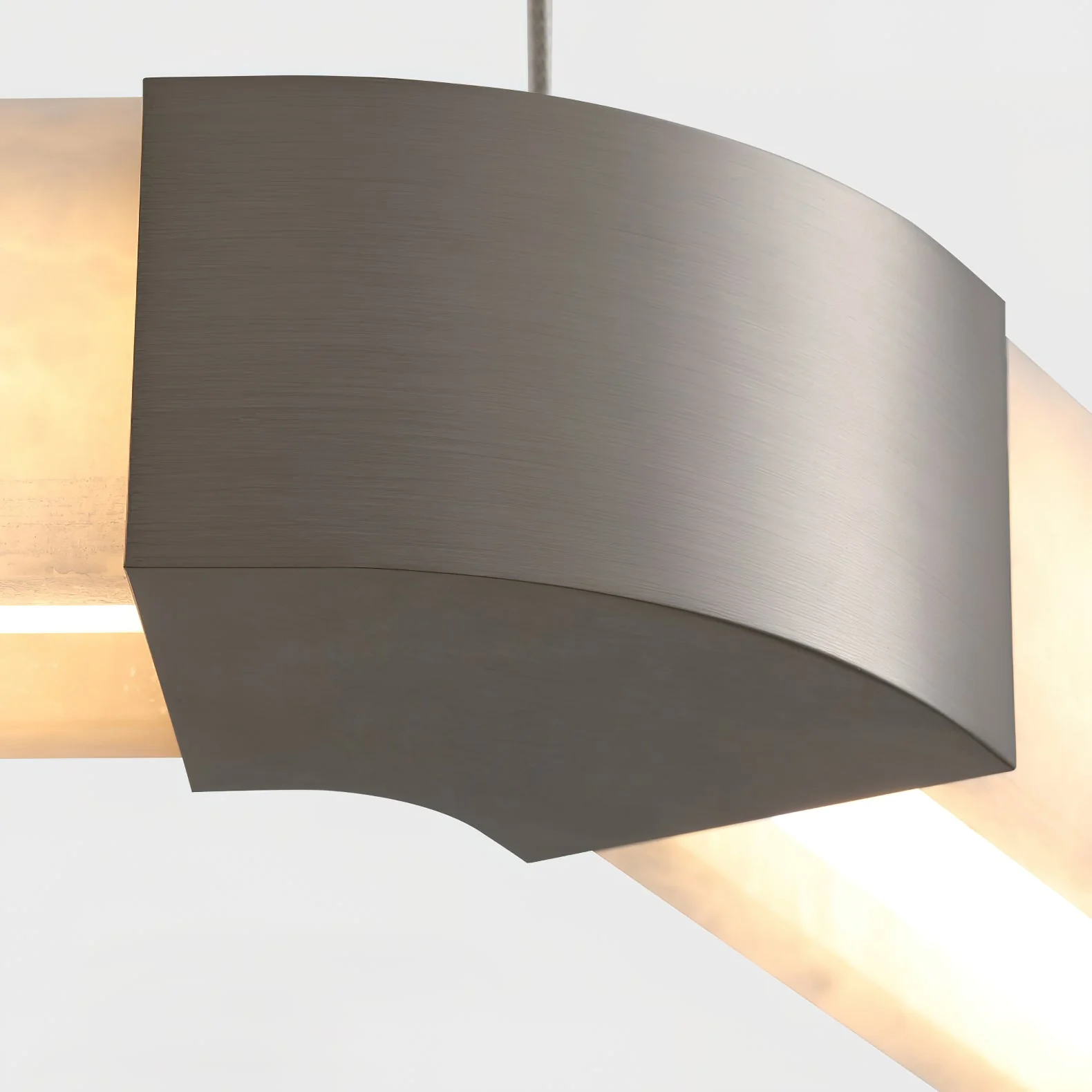 Ola Single Ring Alabaster Chandelier - Image 10