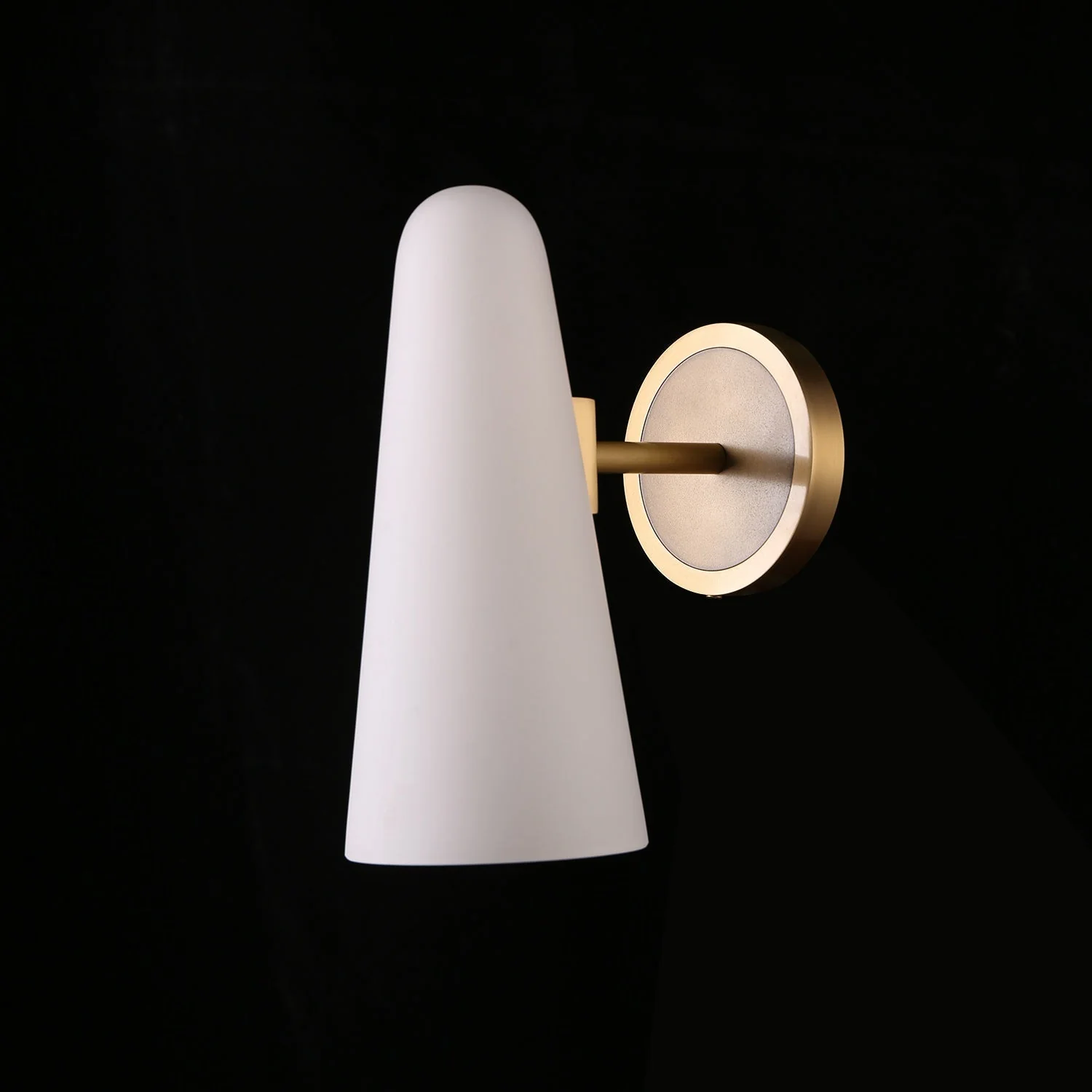 Ola White Ceram Shade Wall Sconce - Image 4