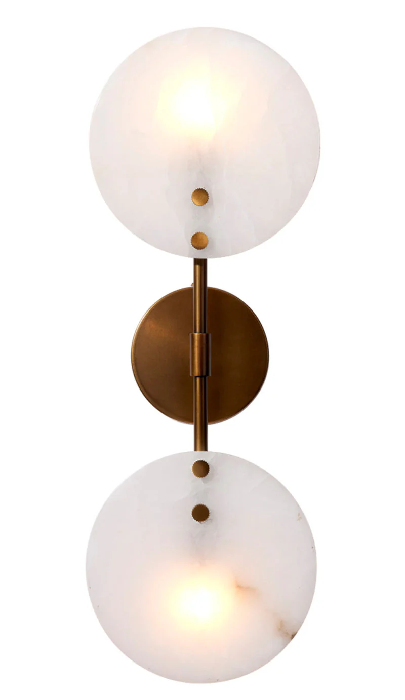 Alabaster Oracle Wall Sconce - Image 2