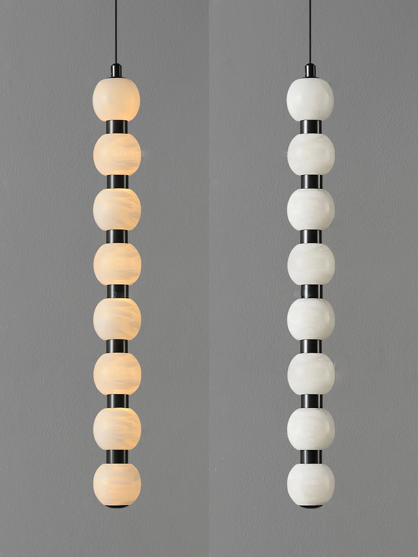 Orbique Alabaster Pendant Lamp - Image 14