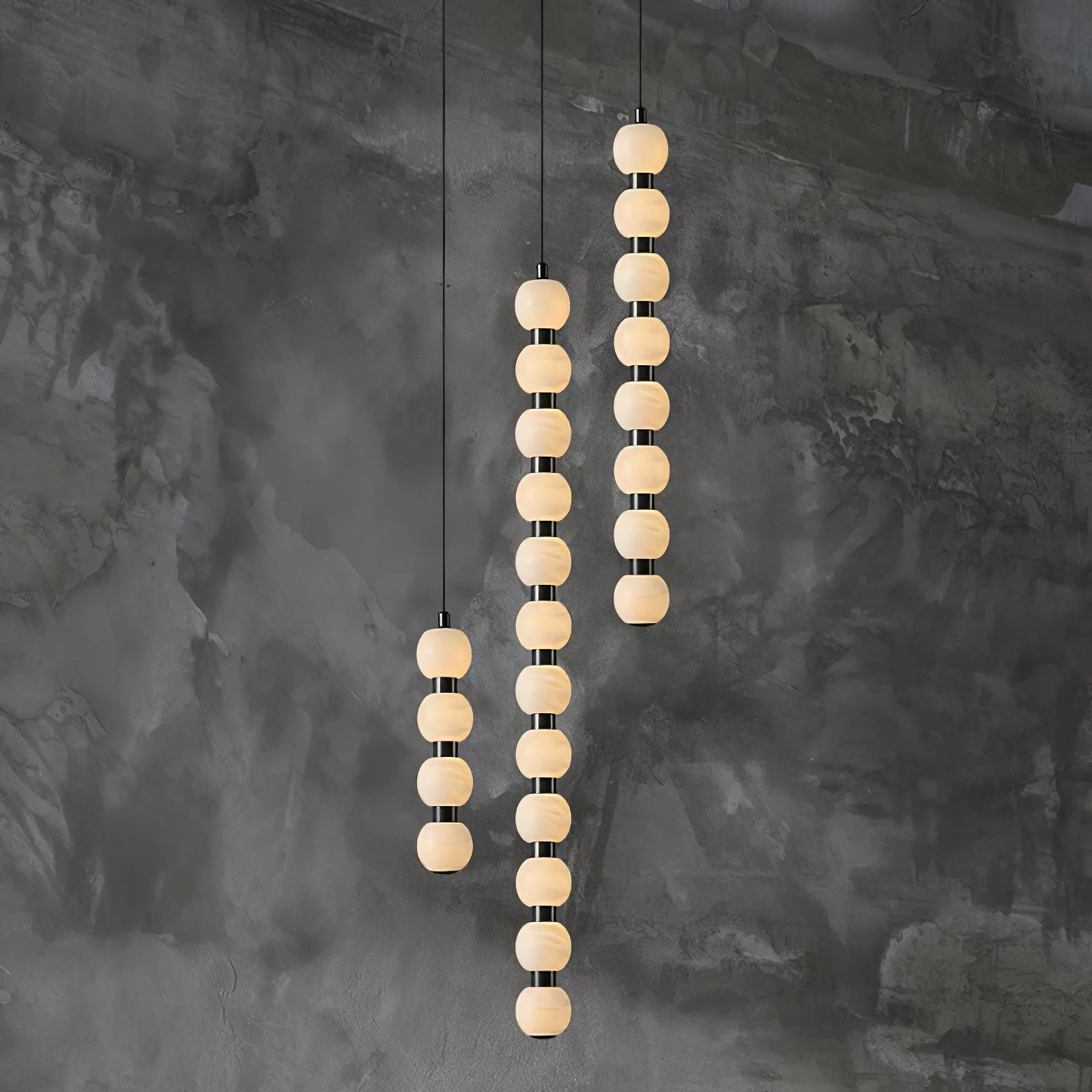 Orbique Alabaster Pendant Lamp - Image 2