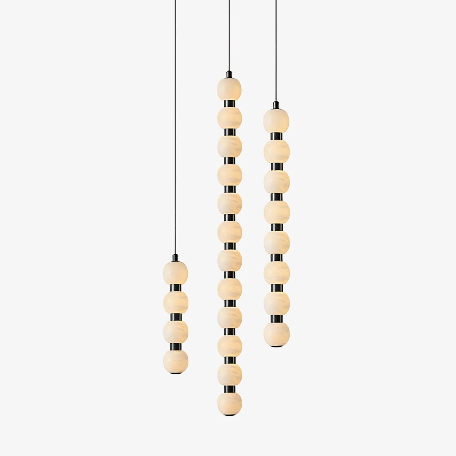Orbique Alabaster Pendant Lamp - Image 3