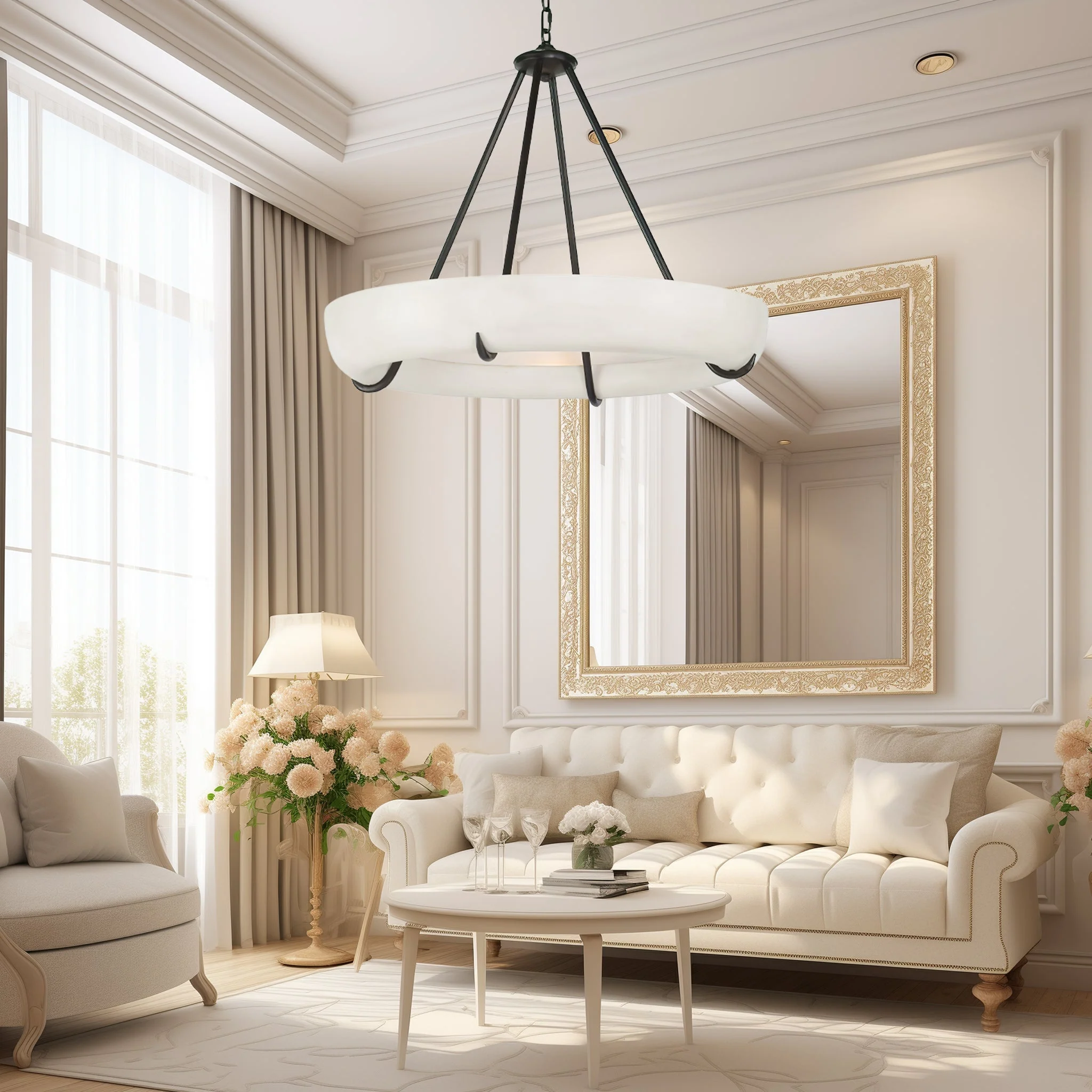 Orion Alabaster Chandelier - Image 2