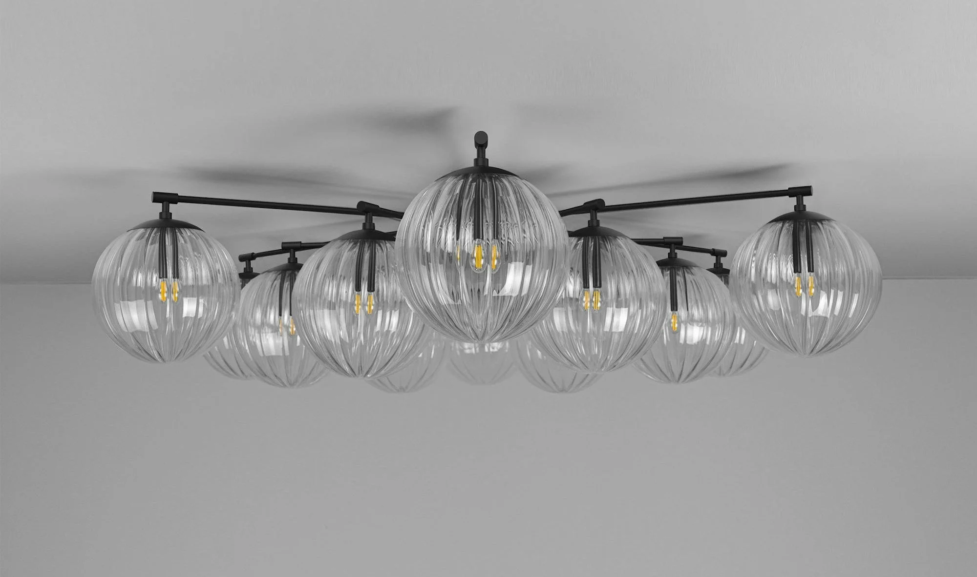 Orion Oval Flush Mount Base Chandelier Ø47.8″ - Image 4