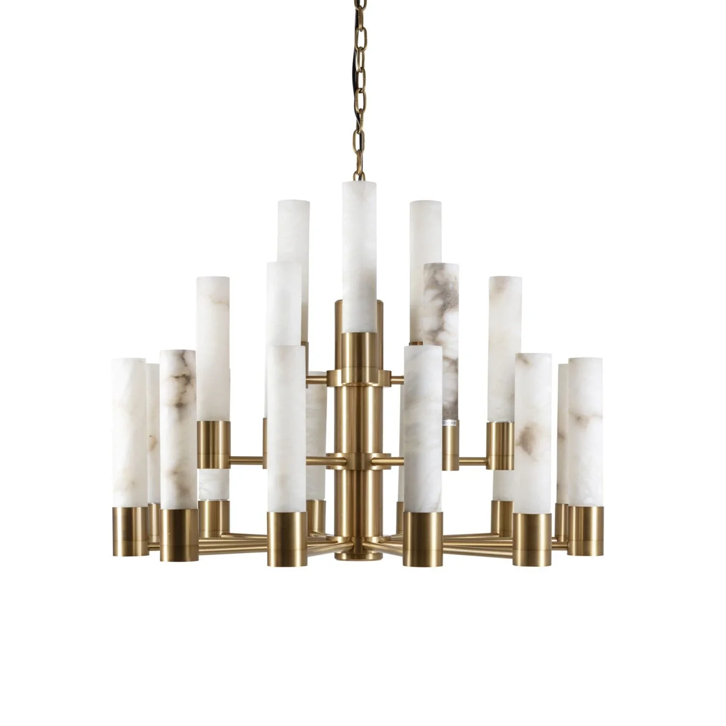 Orion Tiered Sputnik Alabaster Chandelier - Image 3