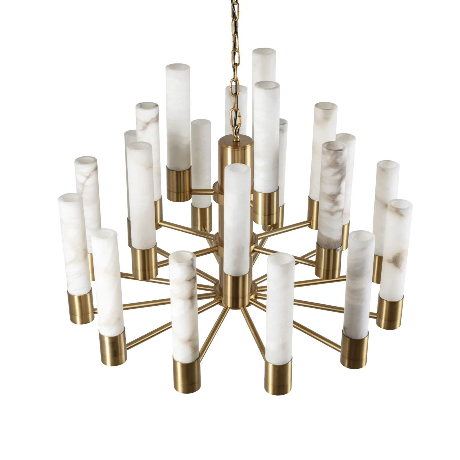 Orion Tiered Sputnik Alabaster Chandelier - Image 4