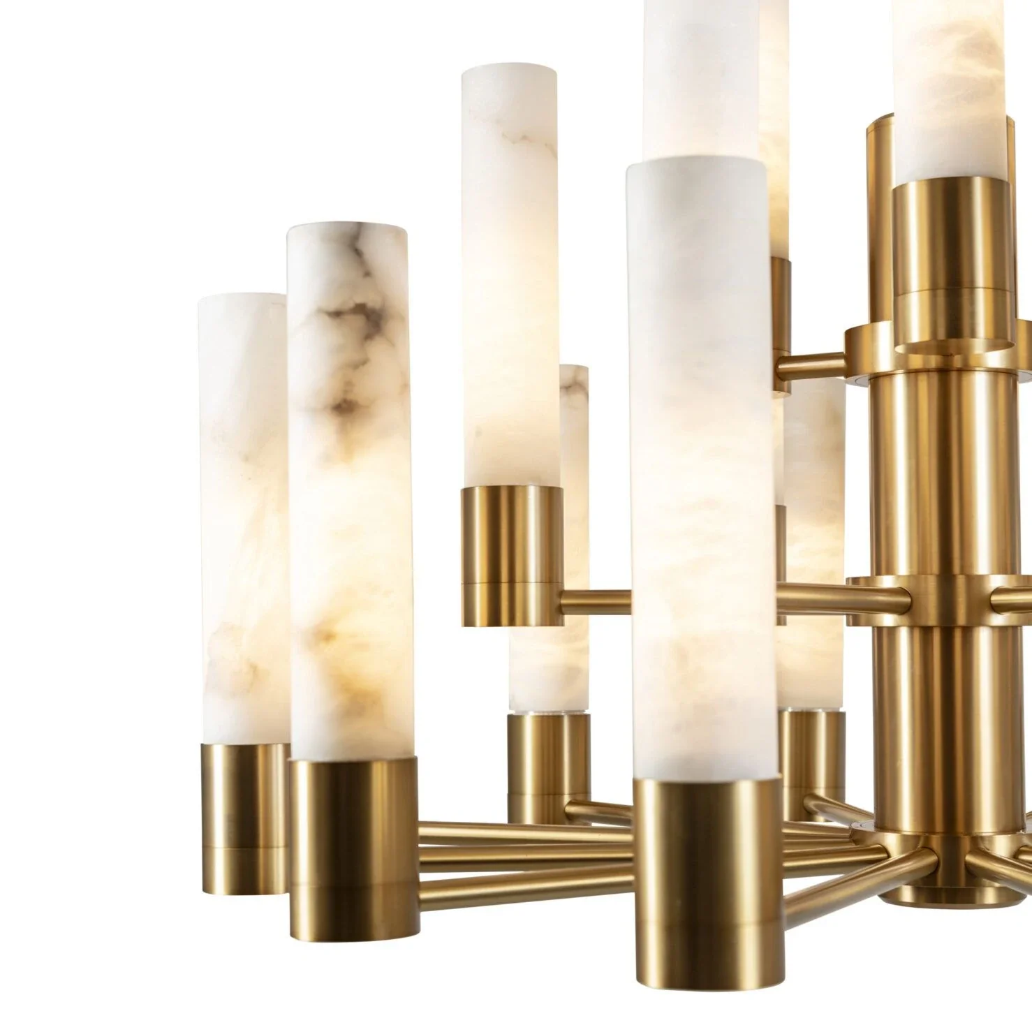 Orion Tiered Sputnik Alabaster Chandelier - Image 5