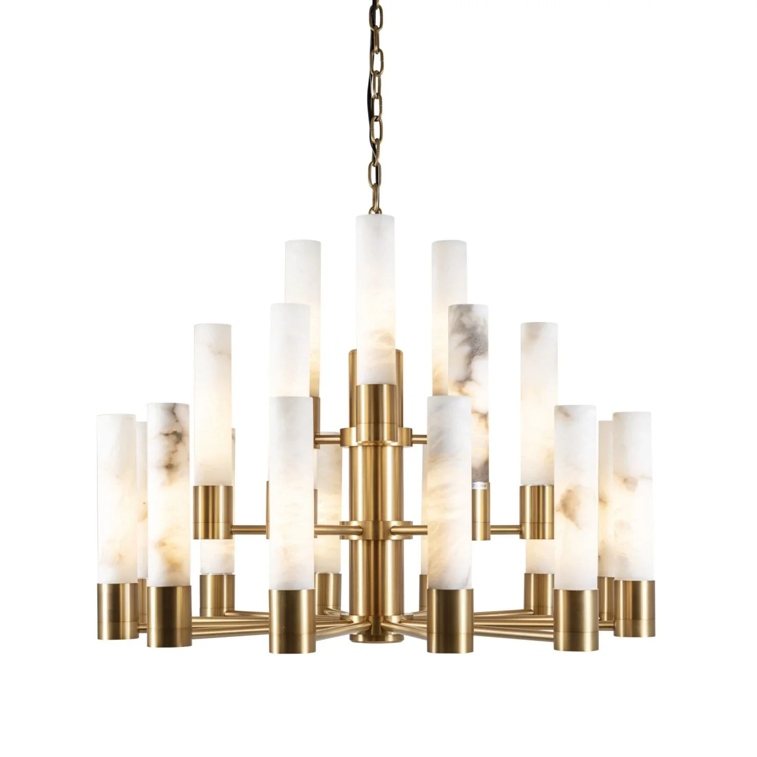 Orion Tiered Sputnik Alabaster Chandelier - Image 6