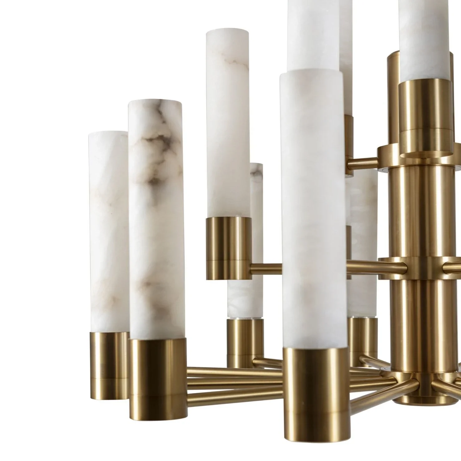 Orion Tiered Sputnik Alabaster Chandelier - Image 8