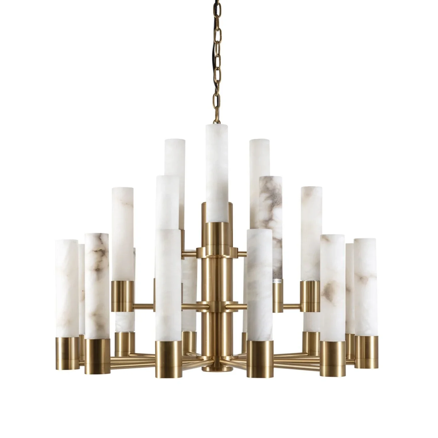 Orion Tiered Sputnik Alabaster Chandelier - Image 9
