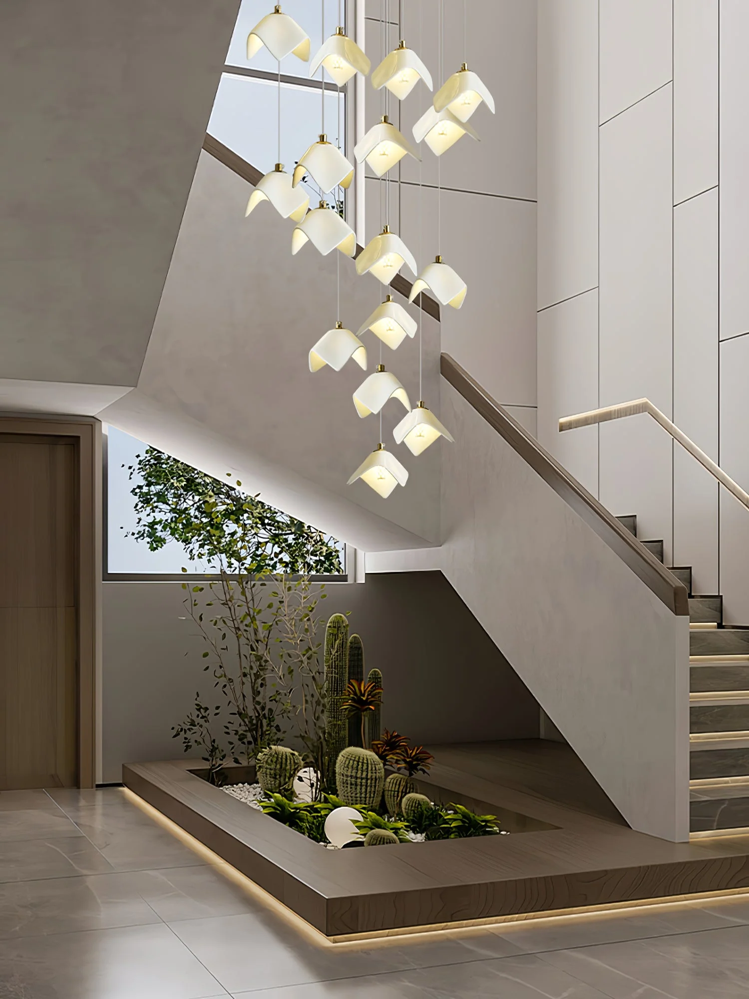 Orlani Cascade Stairs Chandelier - Image 13