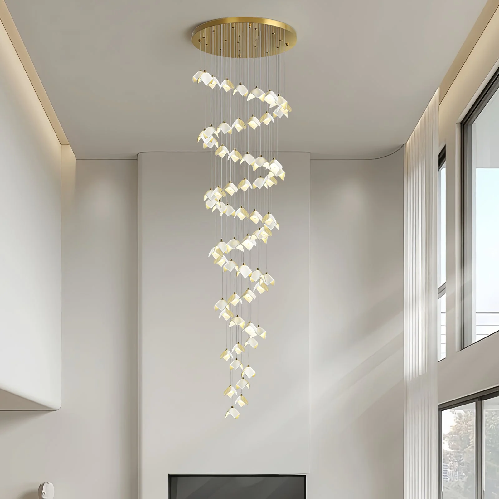 Orlani Cascade Stairs Chandelier - Image 14