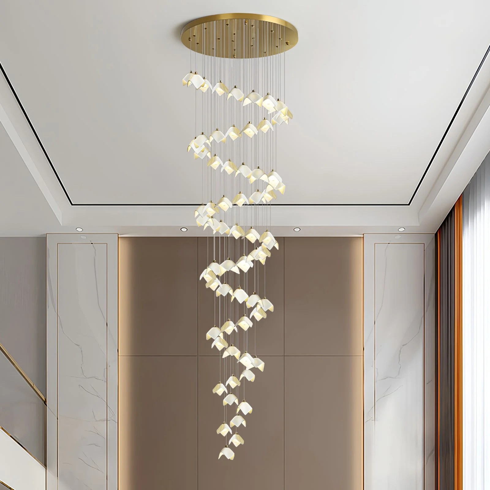 Orlani Cascade Stairs Chandelier - Image 15