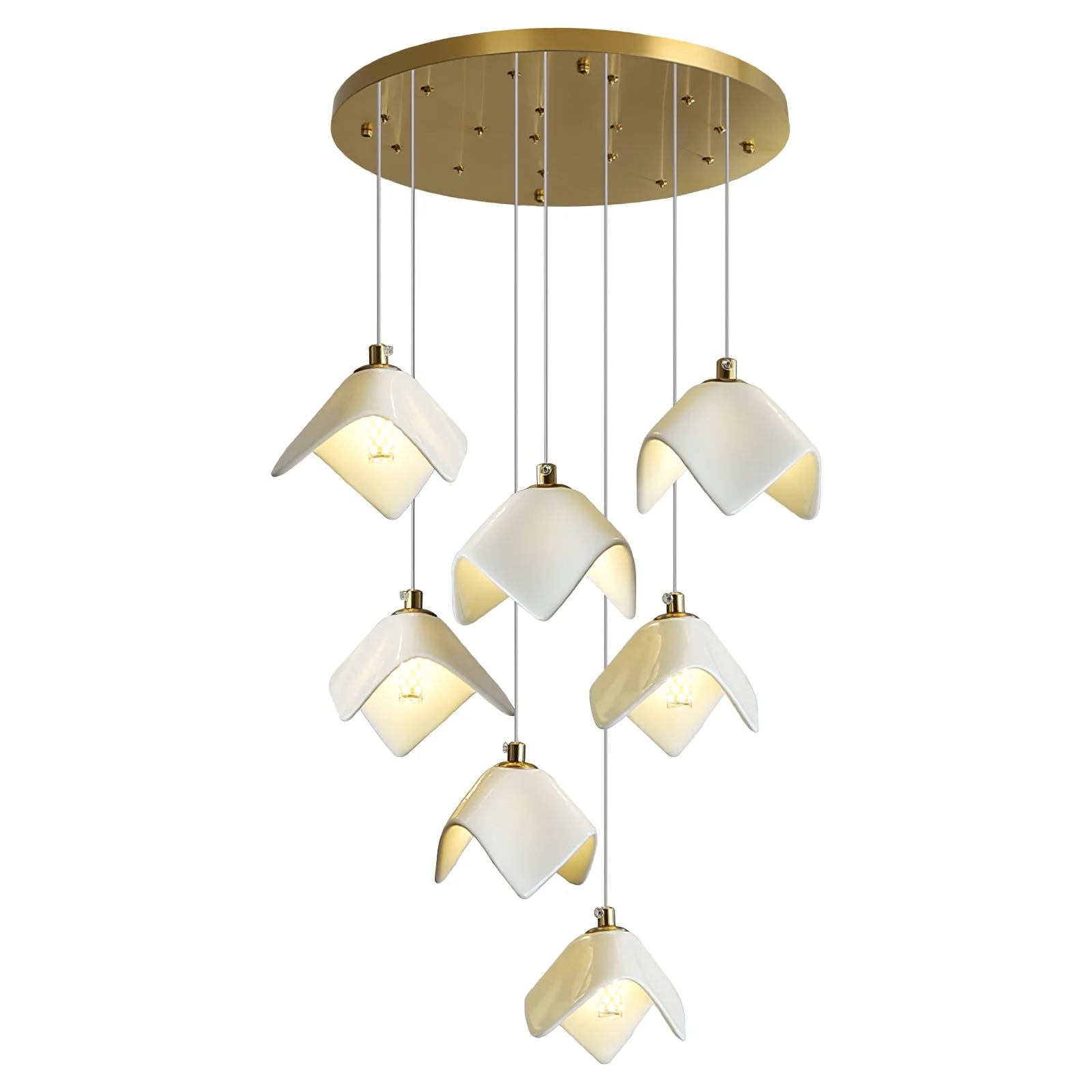 Orlani Cascade Stairs Chandelier - Image 16