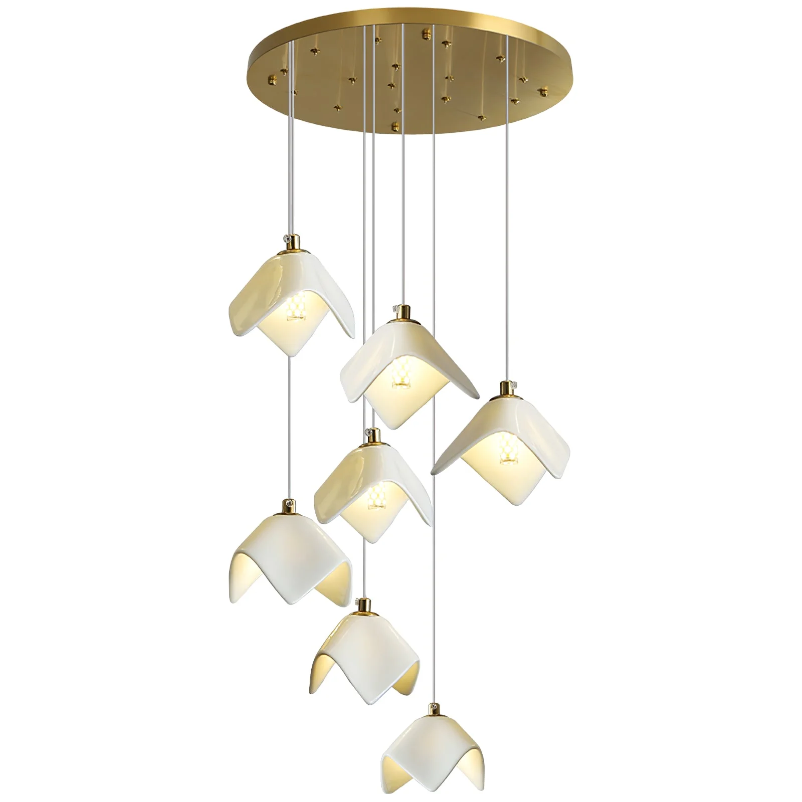 Orlani Cascade Stairs Chandelier - Image 17