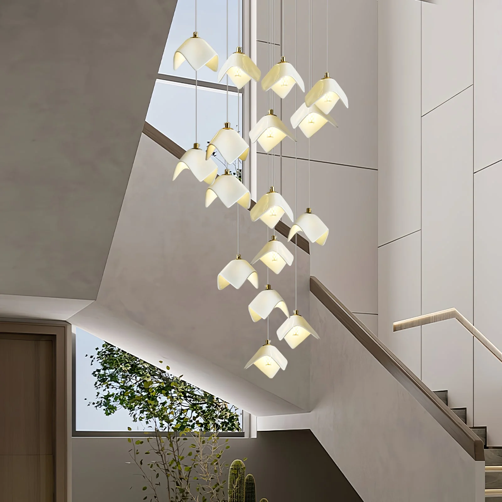 Orlani Cascade Stairs Chandelier - Image 5