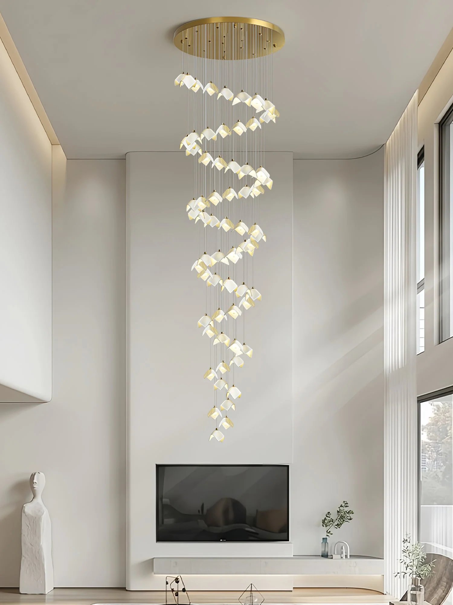 Orlani Cascade Stairs Chandelier - Image 7