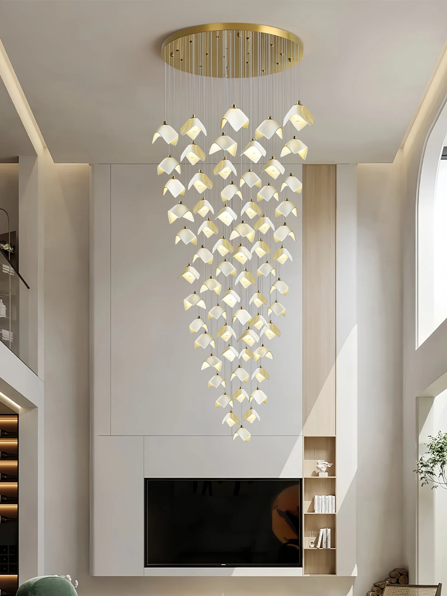Orlani Cascade Stairs Chandelier - Image 9