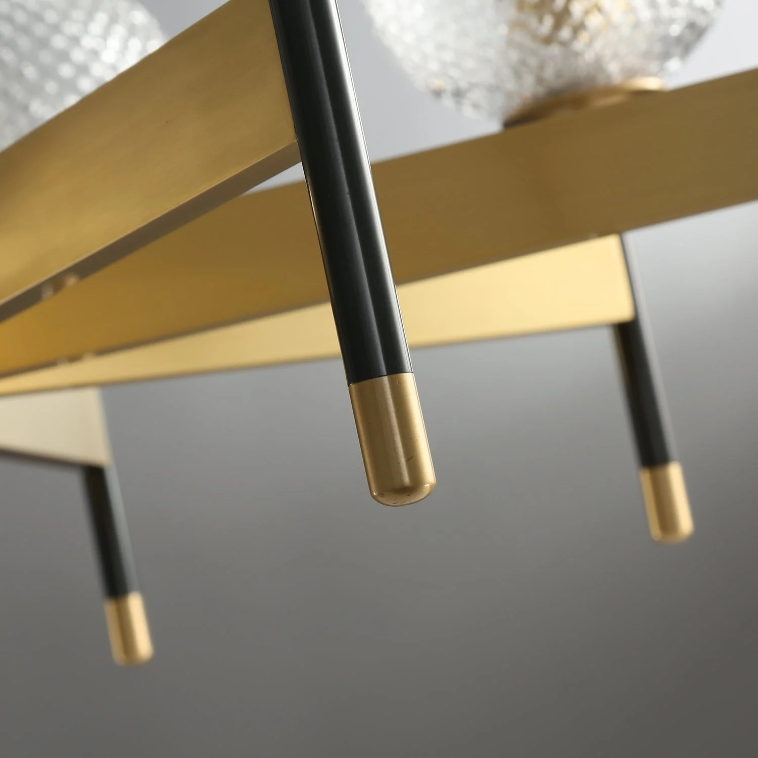 Orrefors Ball Brass Chandelier - Image 12