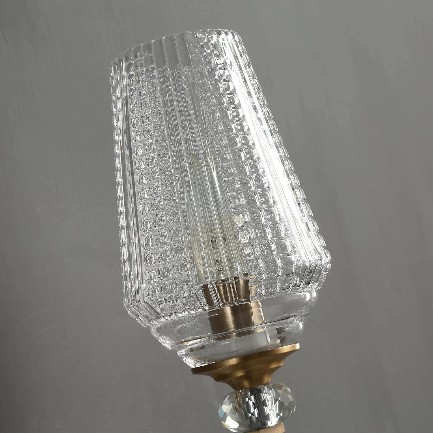 Orrefors Vase Brass Sconce - Image 7