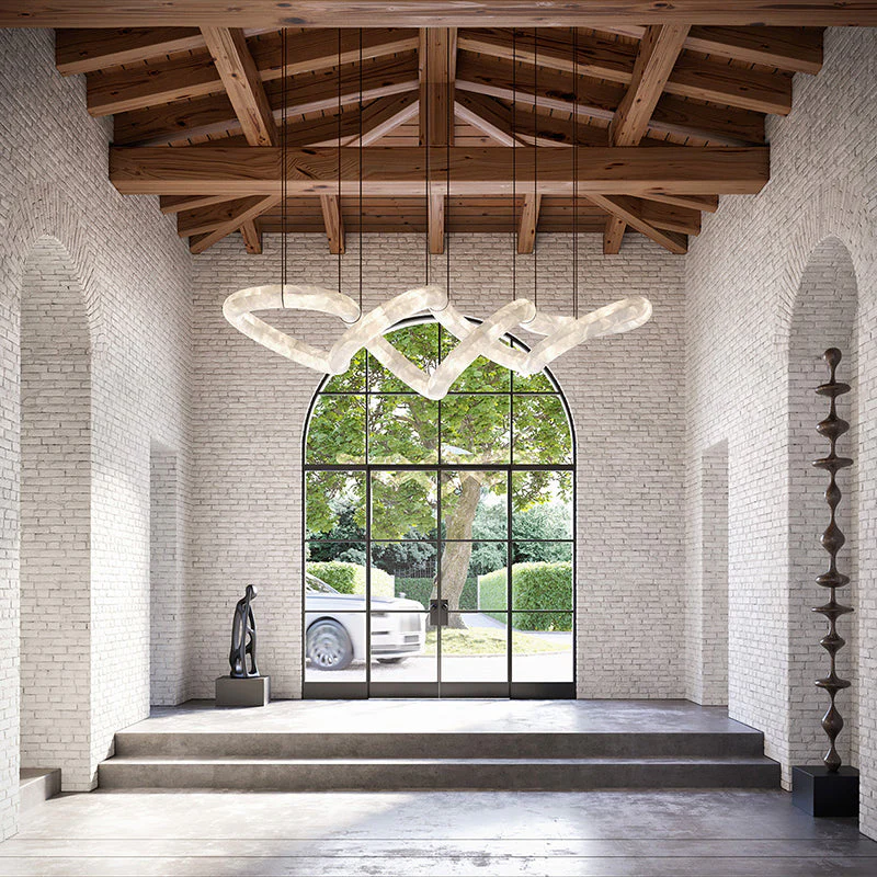 Ethereal Alabaster Chandelier 96" - Image 3
