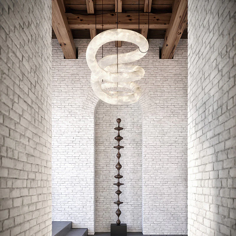 Ethereal Alabaster Chandelier 96" - Image 4