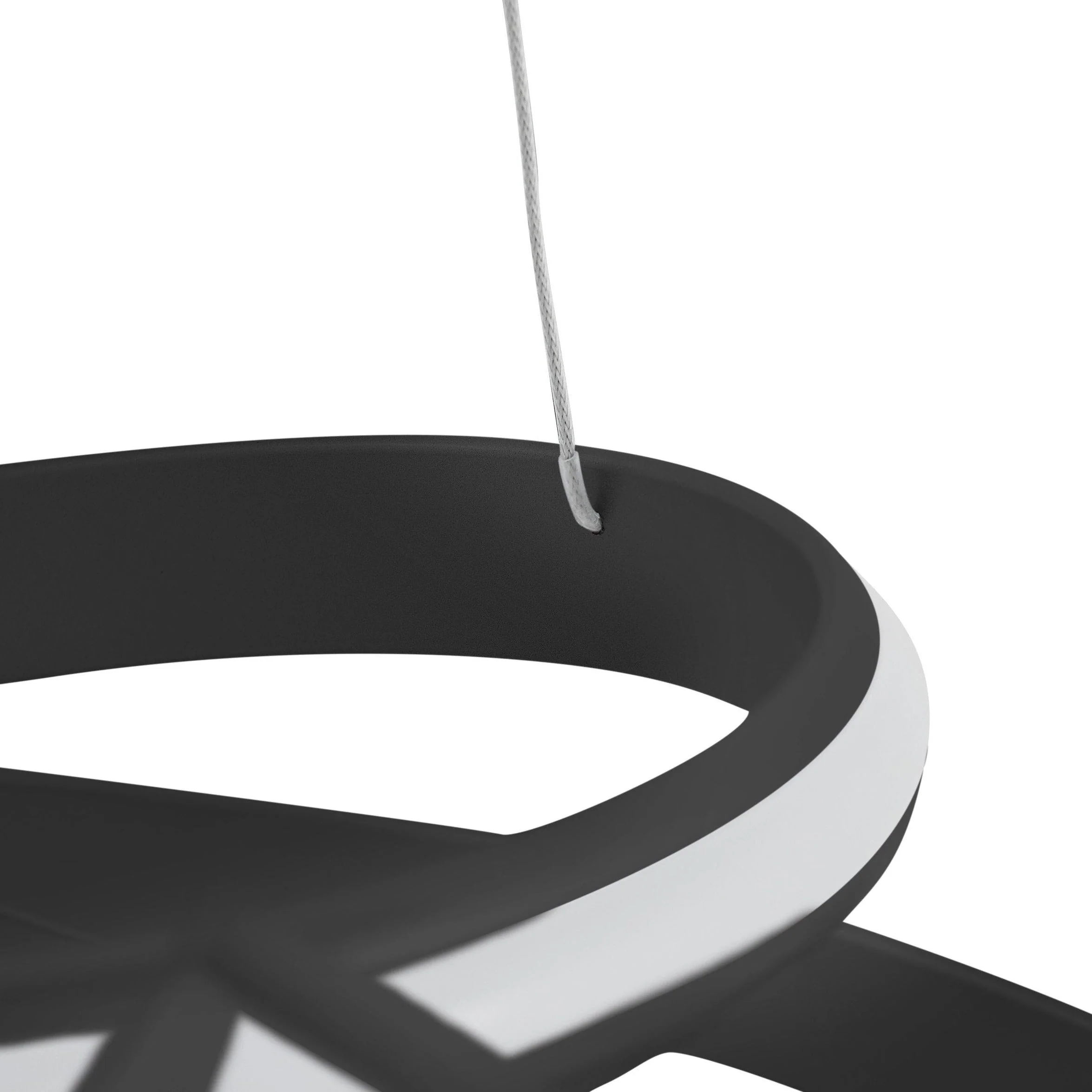 Oslo LED Adjustable Chandelier // Black - Image 3