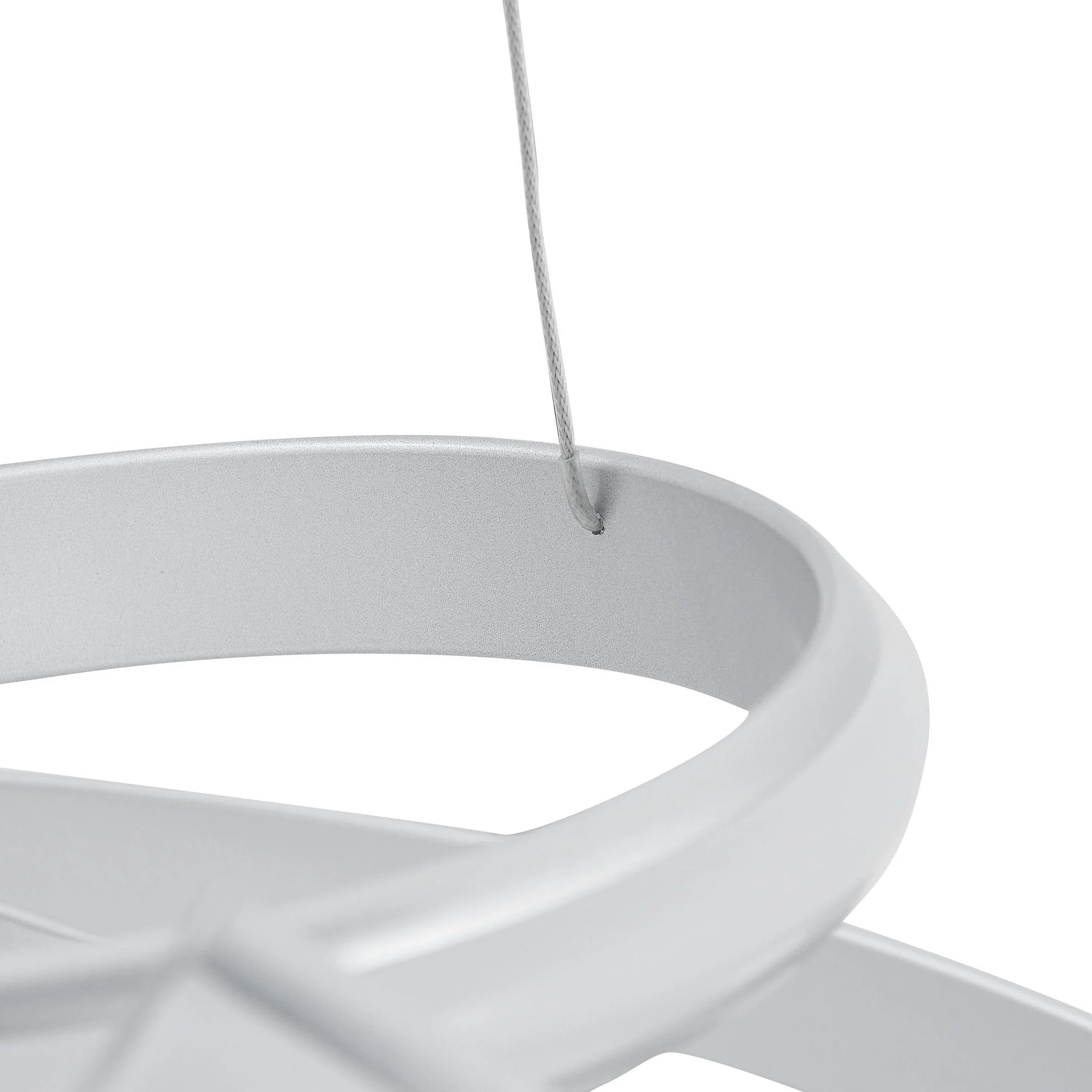 Oslo LED Adjustable Chandelier // Silver - Image 4