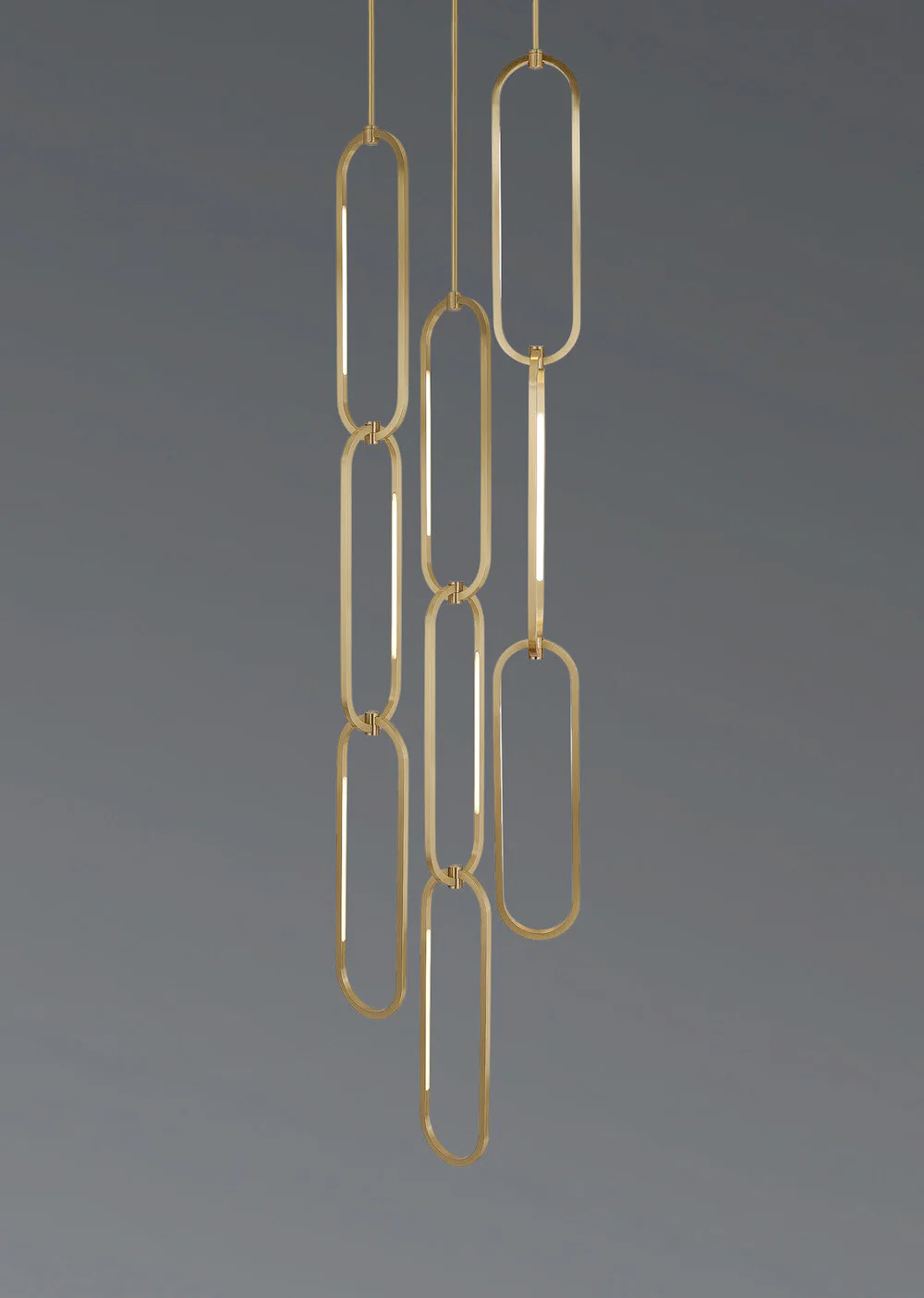 Oval chain cluster pendant - Image 6