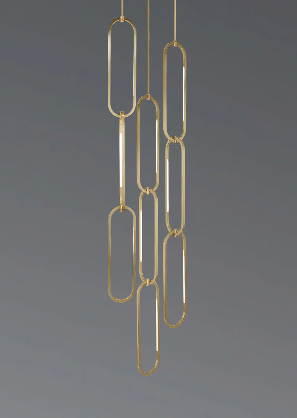Oval chain cluster pendant - Image 7