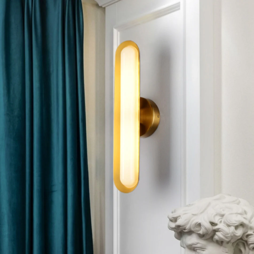 Oval Modern Metal Wall Light - Image 3